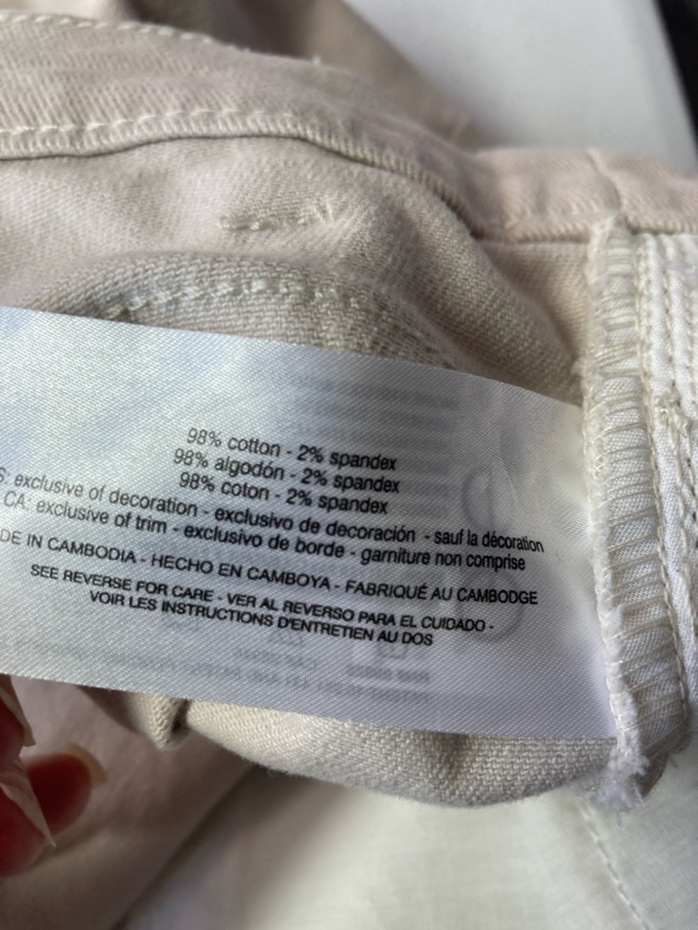 Gloria Vanderbilt stonewood jean Bermuda short flawless stretch classic rise 24W - Picture 15 of 17